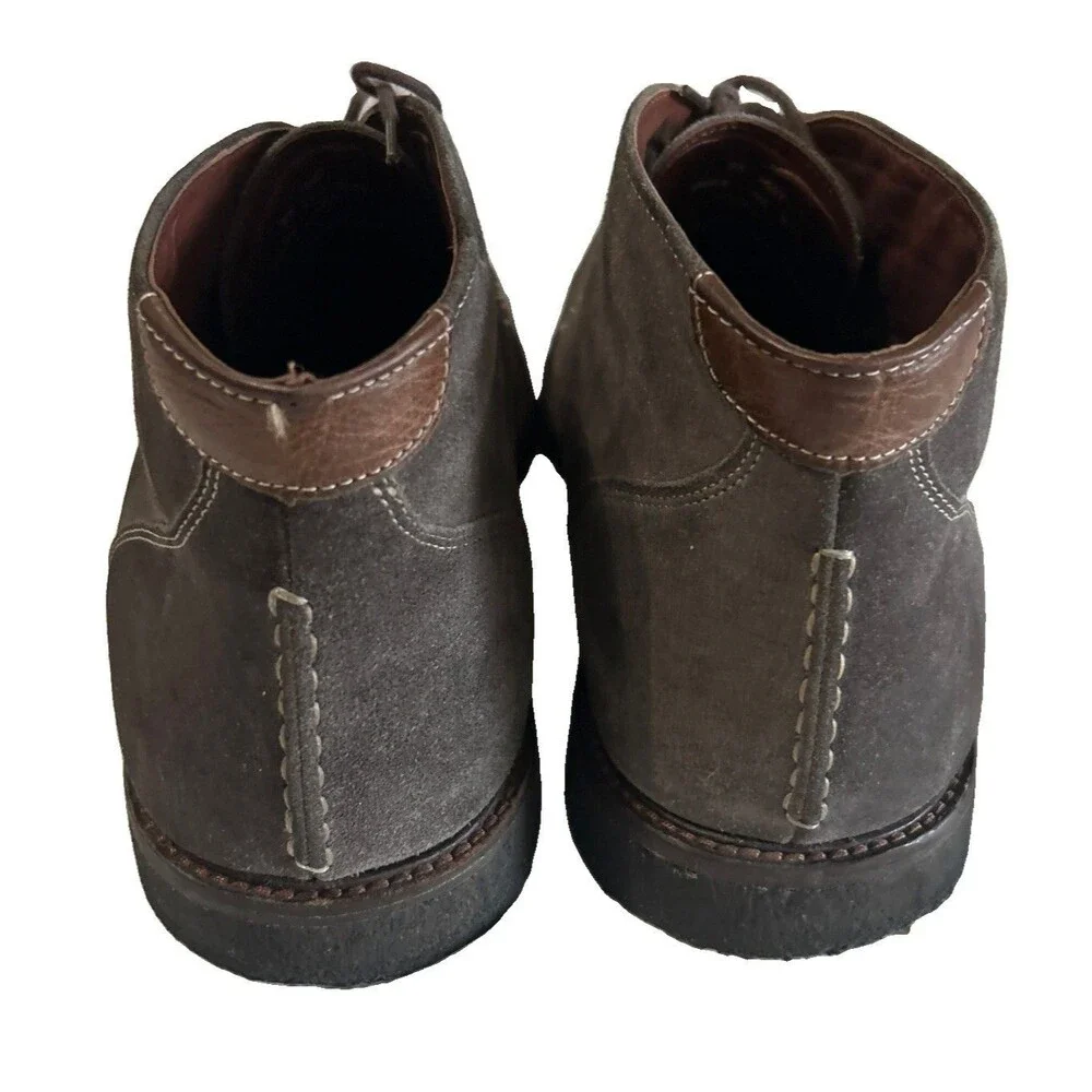 Johnston & Murphy Copeland Mens 13M Brown Suede Chukka Ankle Boots Crepe Sole